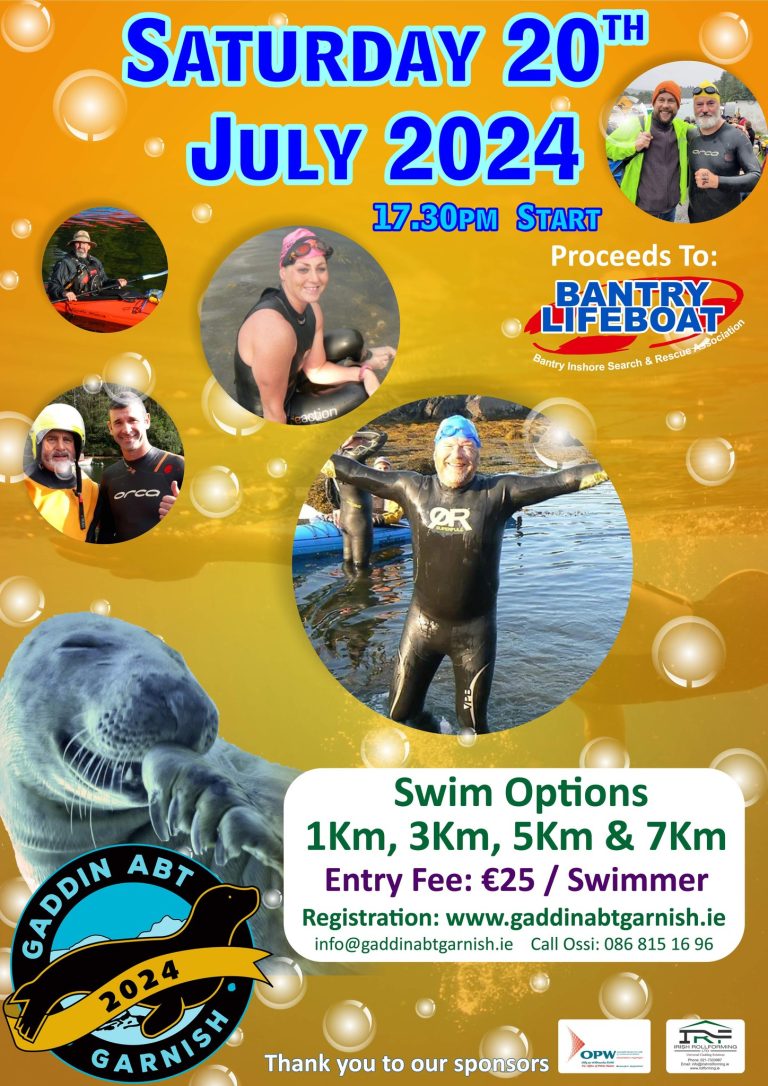 Garinish summer swim, 20th July…